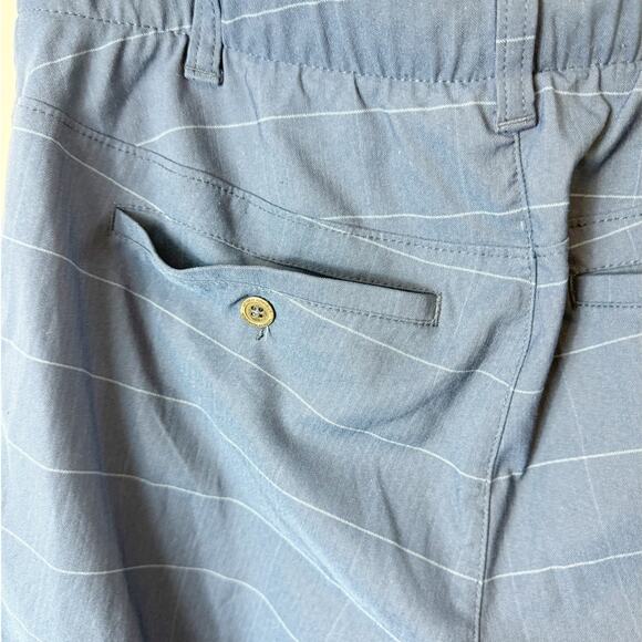 Under Armour Men's Performance Golf Pants Windowpane Striped 32x32 Navy Blue - Picture 6 of 7